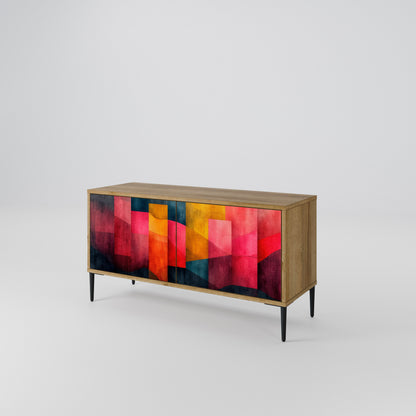 COLORFUL SOUNDS Kompakt TV-bänk med 2 dörrar