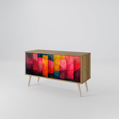 COLORFUL SOUNDS Kompakt TV-bänk med 2 dörrar