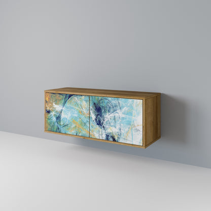 ABSTRACT THOUGHTS Kompakt TV-bänk med 2 dörrar