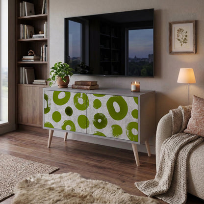GREEN RHAPSODY Kompakt TV-bänk med 2 dörrar