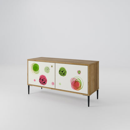 COLORFUL COSMOS Kompakt TV-bänk med 2 dörrar