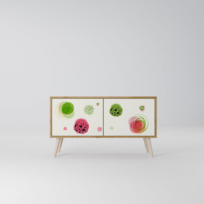 COLORFUL COSMOS Kompakt TV-bänk med 2 dörrar