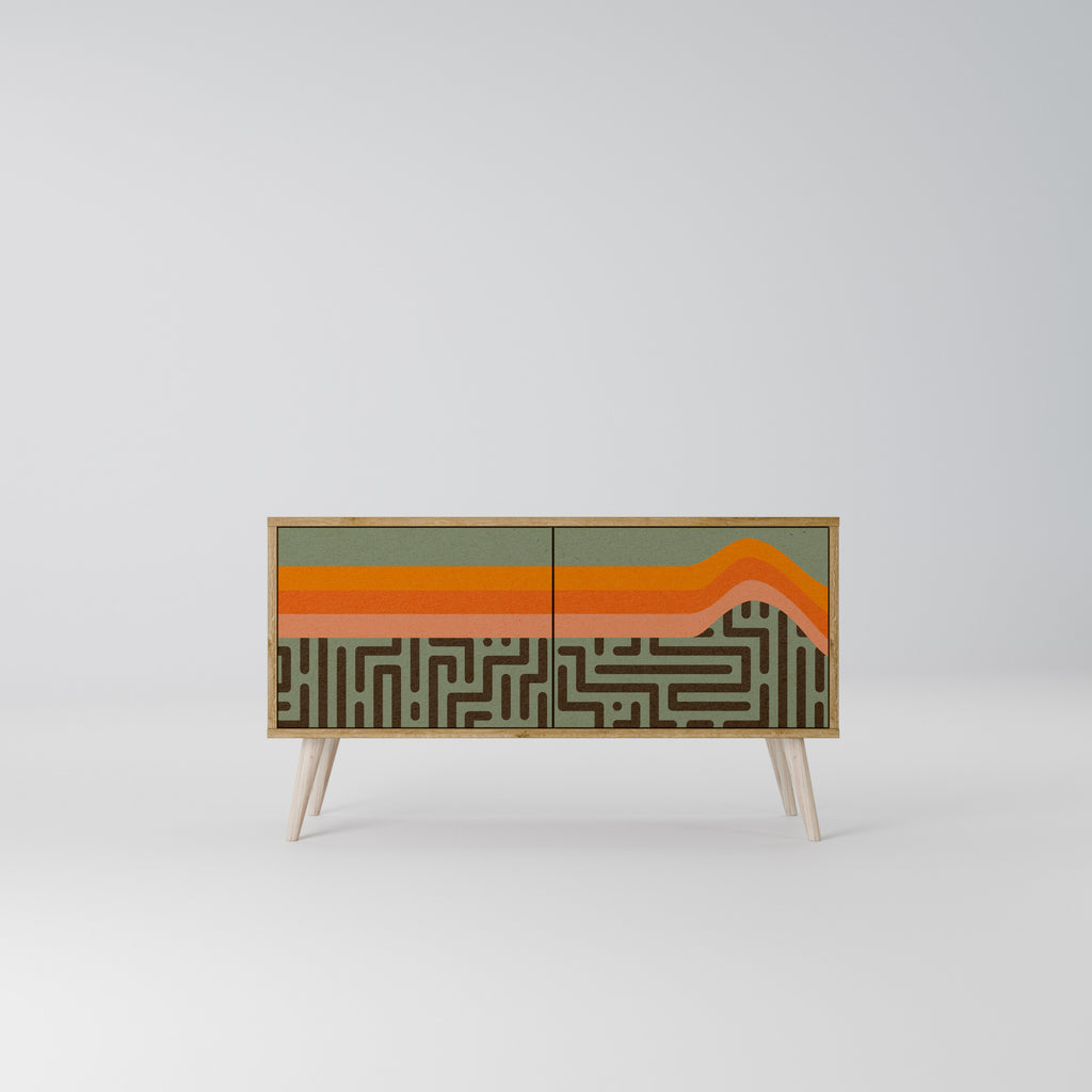 SIMPLE SOLUTIONS Compact 2-Door TV Cabinet