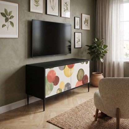 FLEETING HAPPINESS Kompakt TV-bänk med 2 dörrar