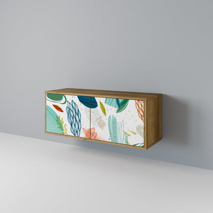 BOTANICAL HURRICANE Kompakt TV-bänk med 2 dörrar