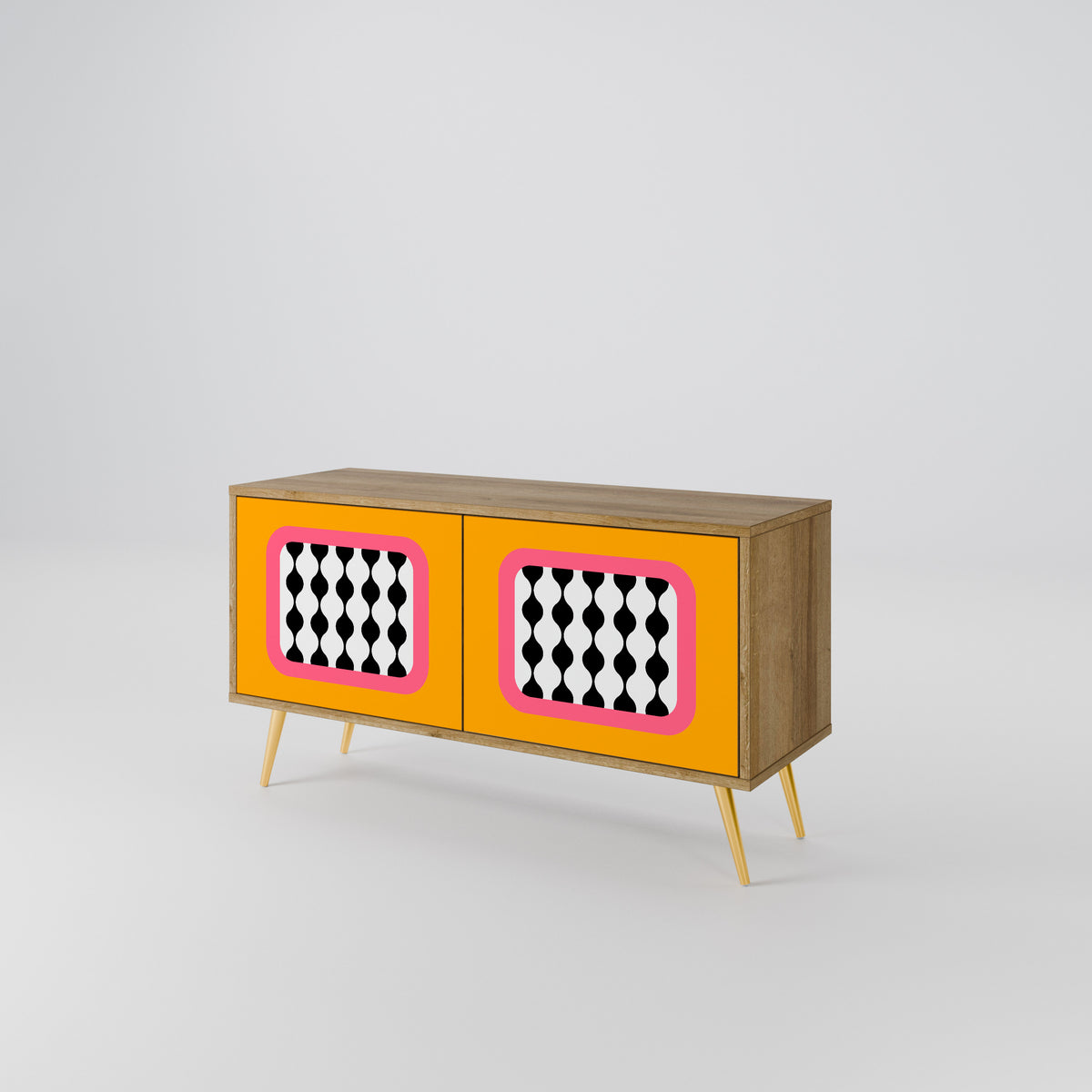 TEARS IN HEAVEN Compact 2-Door TV Cabinet