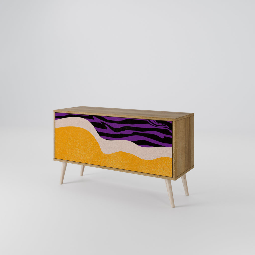 INDEPENDENT BORDER Compact 2-Door TV Cabinet