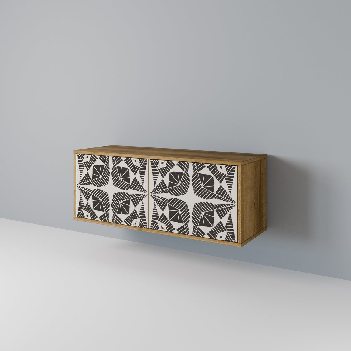 MONOCHROME NEXUS Kompakt TV-bänk med 2 dörrar