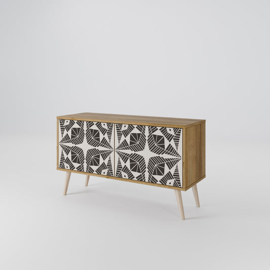 MONOCHROME NEXUS Kompakt TV-bänk med 2 dörrar