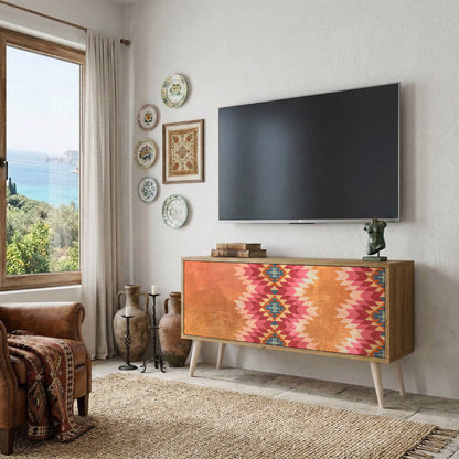 INDIAN FOLK Kompakt TV-bänk med 2 dörrar