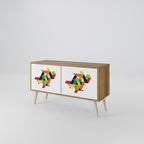 FUTURE SIGN Kompakt TV-bänk med 2 dörrar