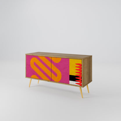 VIVID ART Kompakt TV-bänk med 2 dörrar