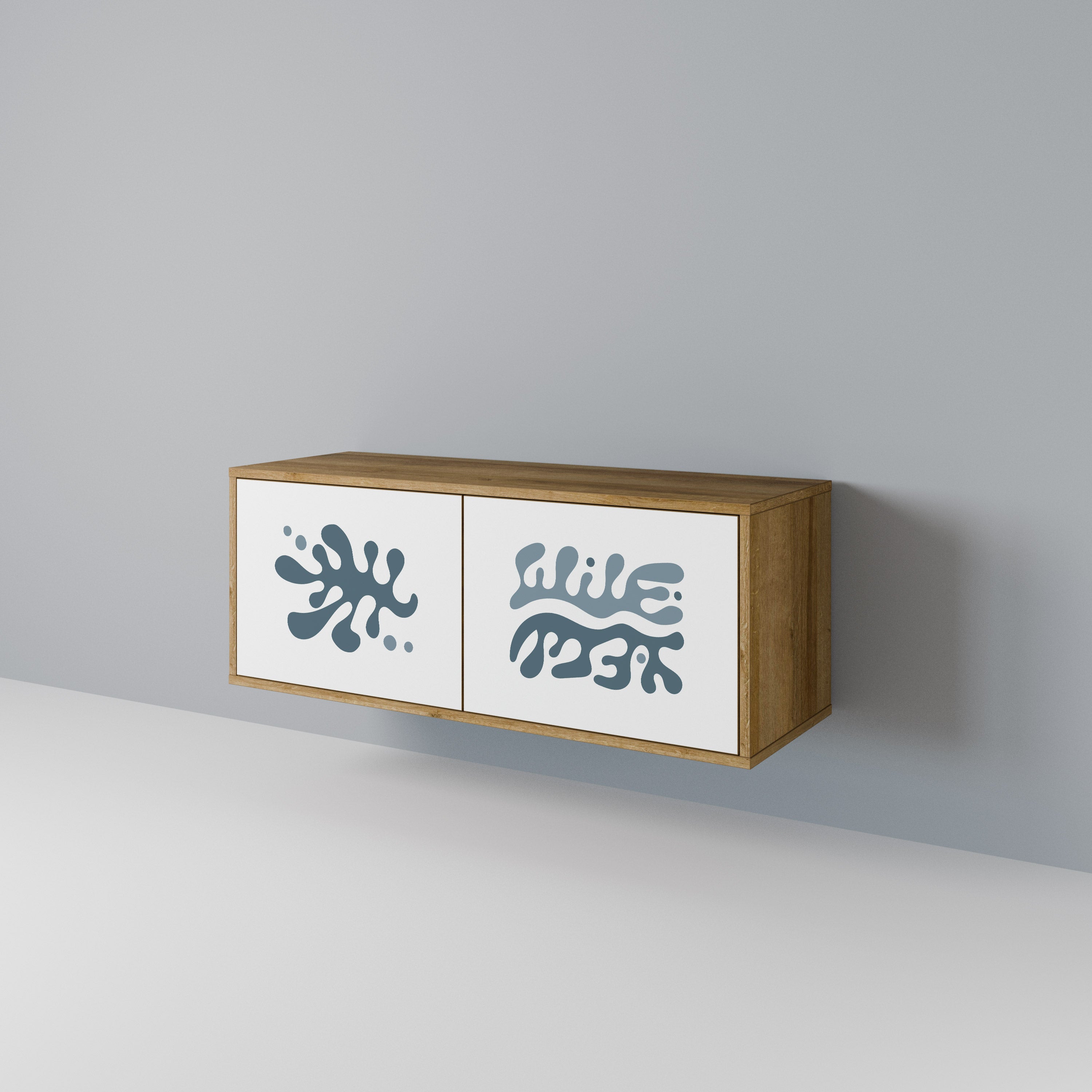 WONDERLAND VEGETATION Kompakt TV-skåp med 2 dörrar