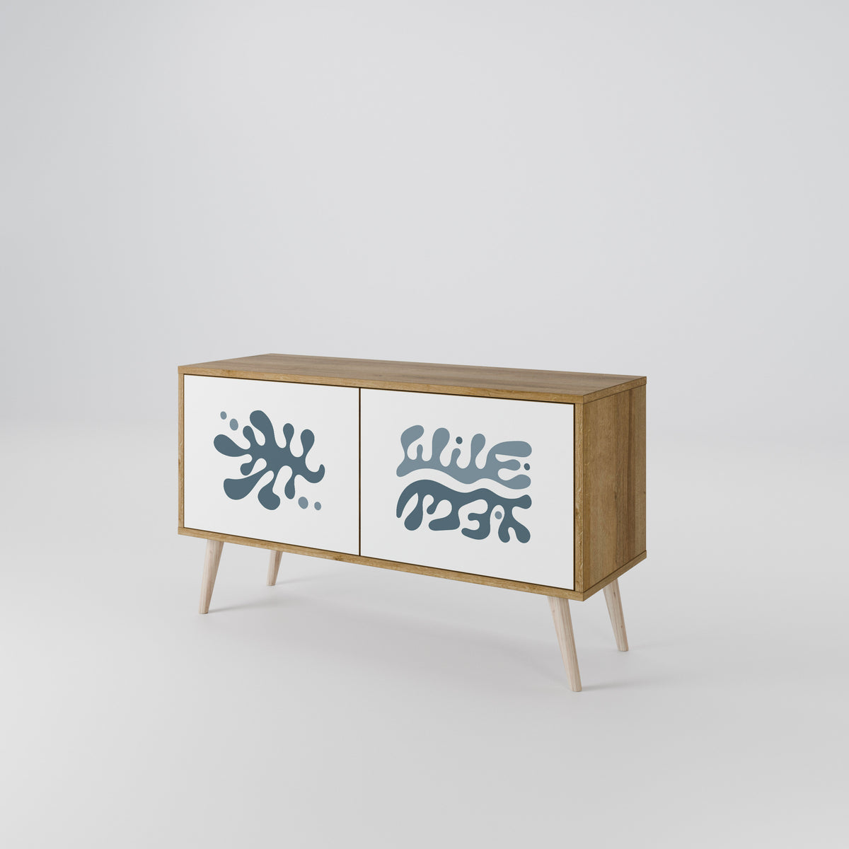 WONDERLAND VEGETATION Compact 2-Door TV Cabinet