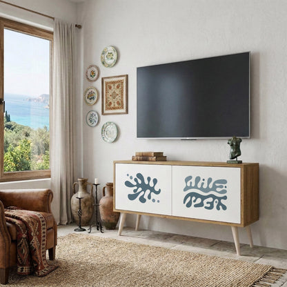 WONDERLAND VEGETATION Kompakt TV-bänk med 2 dörrar