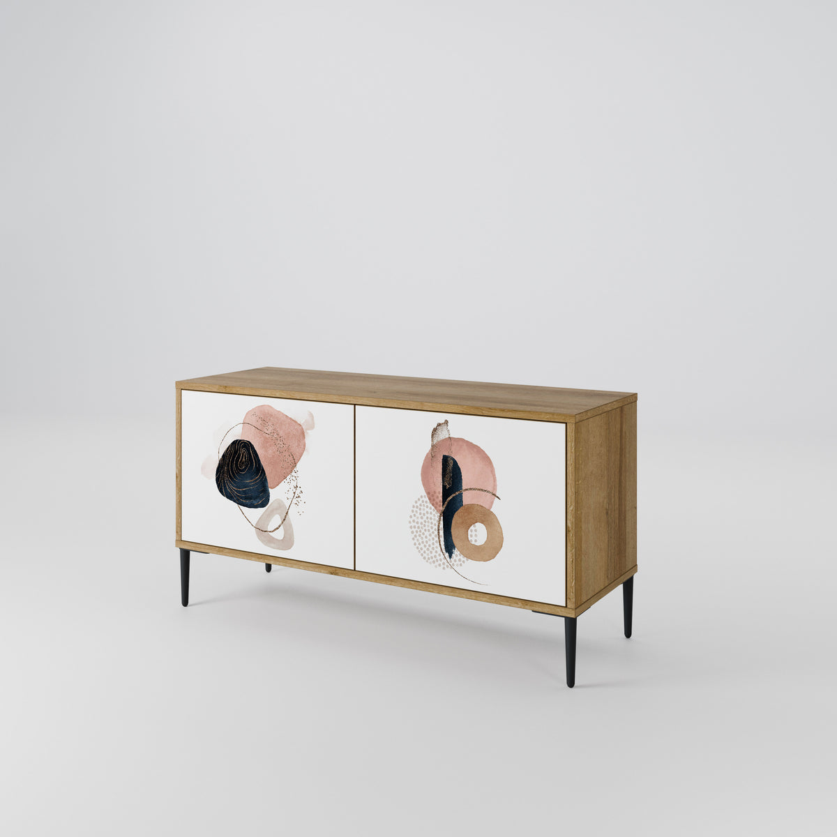 COLORFUL SHAPES Compact 2-Door TV Cabinet