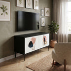 COLORFUL SHAPES Kompakt TV-bänk med 2 dörrar
