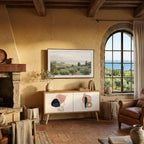 COLORFUL SHAPES Kompakt TV-bänk med 2 dörrar