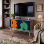 TOGETHER BUT SEPARATELY Kompakt TV-bänk med 2 dörrar