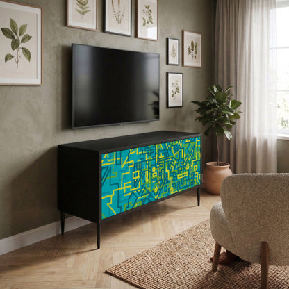 NOSTALGIC MEMORIES Kompakt TV-bänk med 2 dörrar