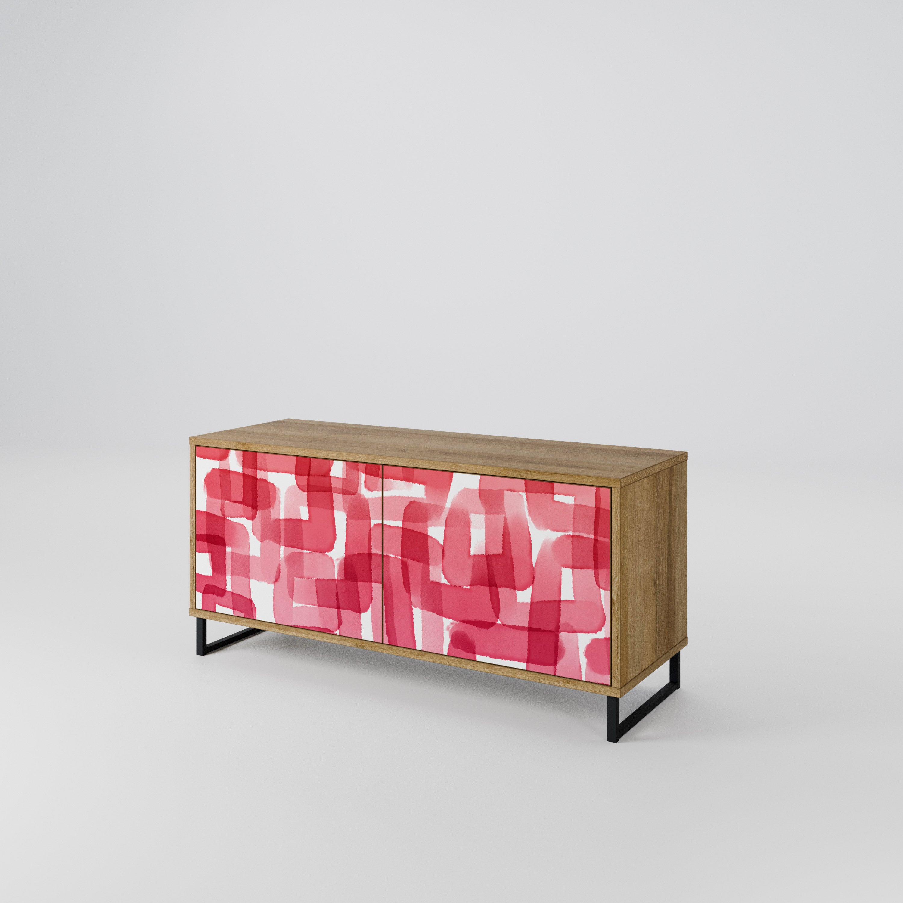 KALEIDOSCOPIC CUBISM Compact 2-Door TV Cabinet
