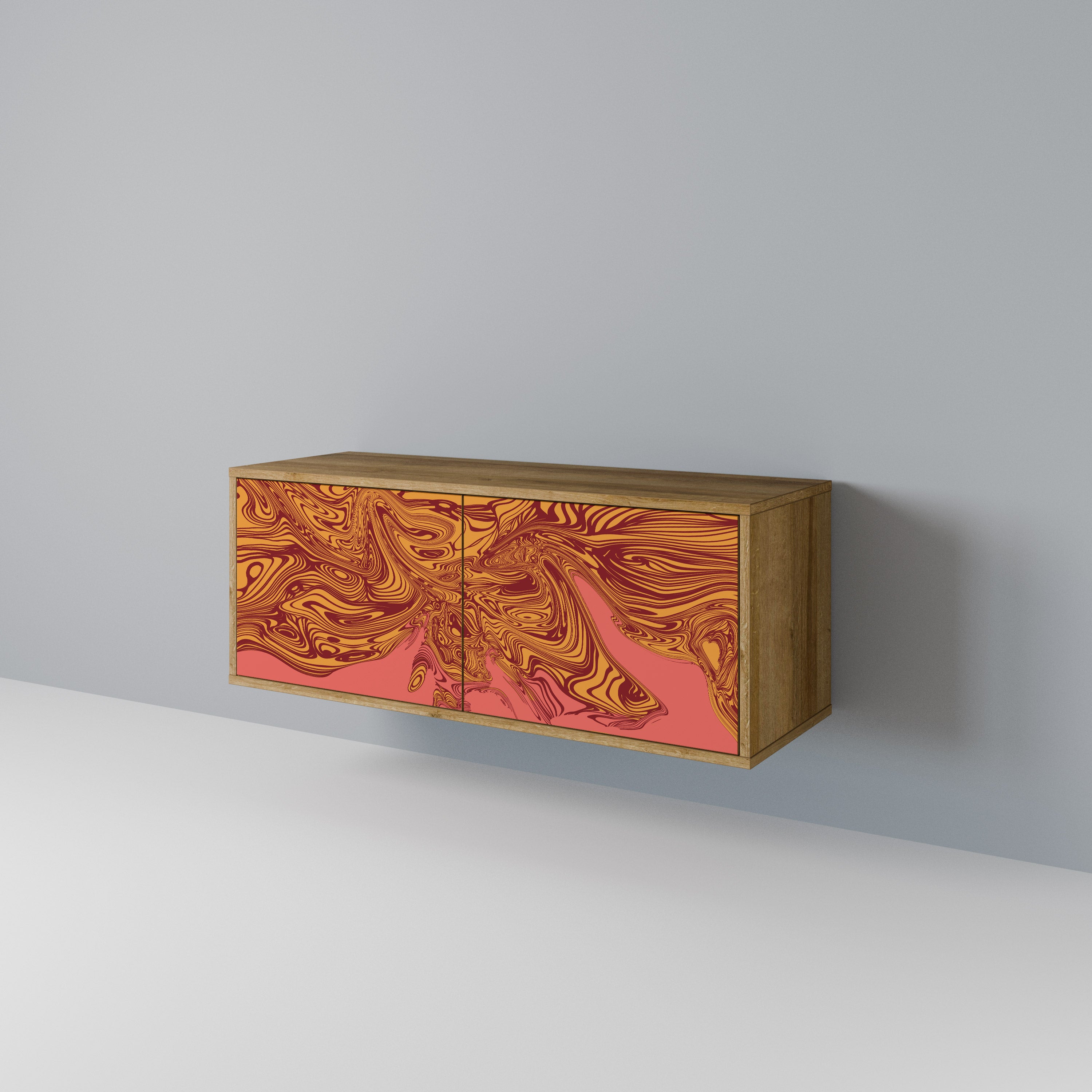 FLOATING THOUGHTS Compact 2-Door TV Cabinet