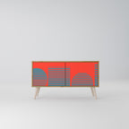RISING GEOMETRY STARS Compact 2-Door TV Cabinet