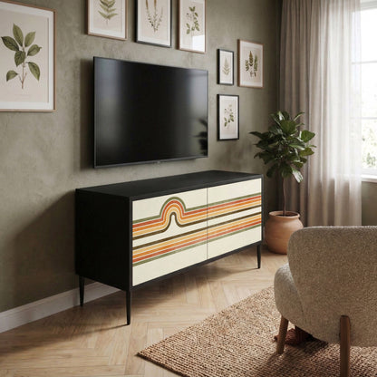 EXCEPTIONAL STREAM Kompakt TV-bänk med 2 dörrar