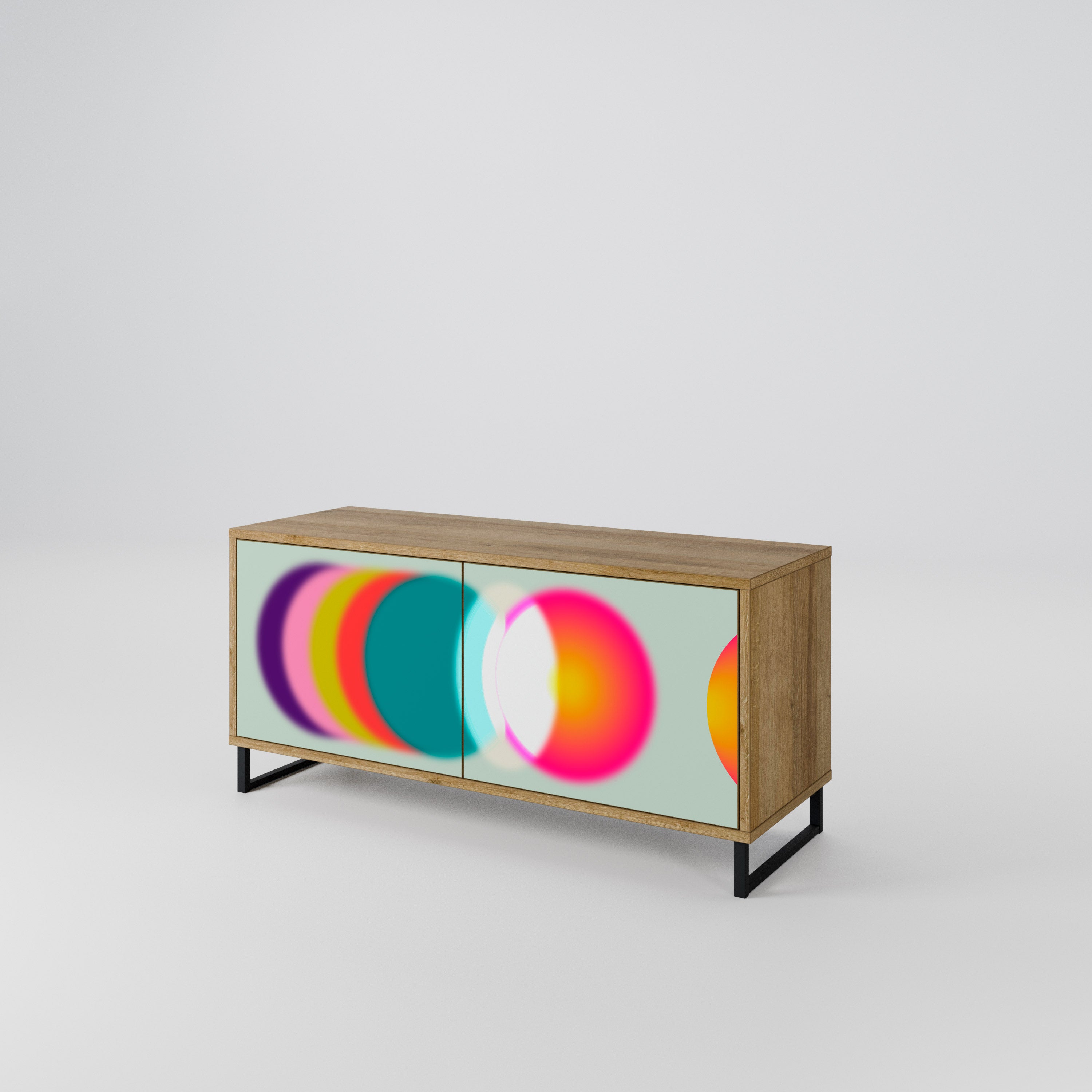 SYMPHONY OF COLORS Compact 2-Door TV Cabinet