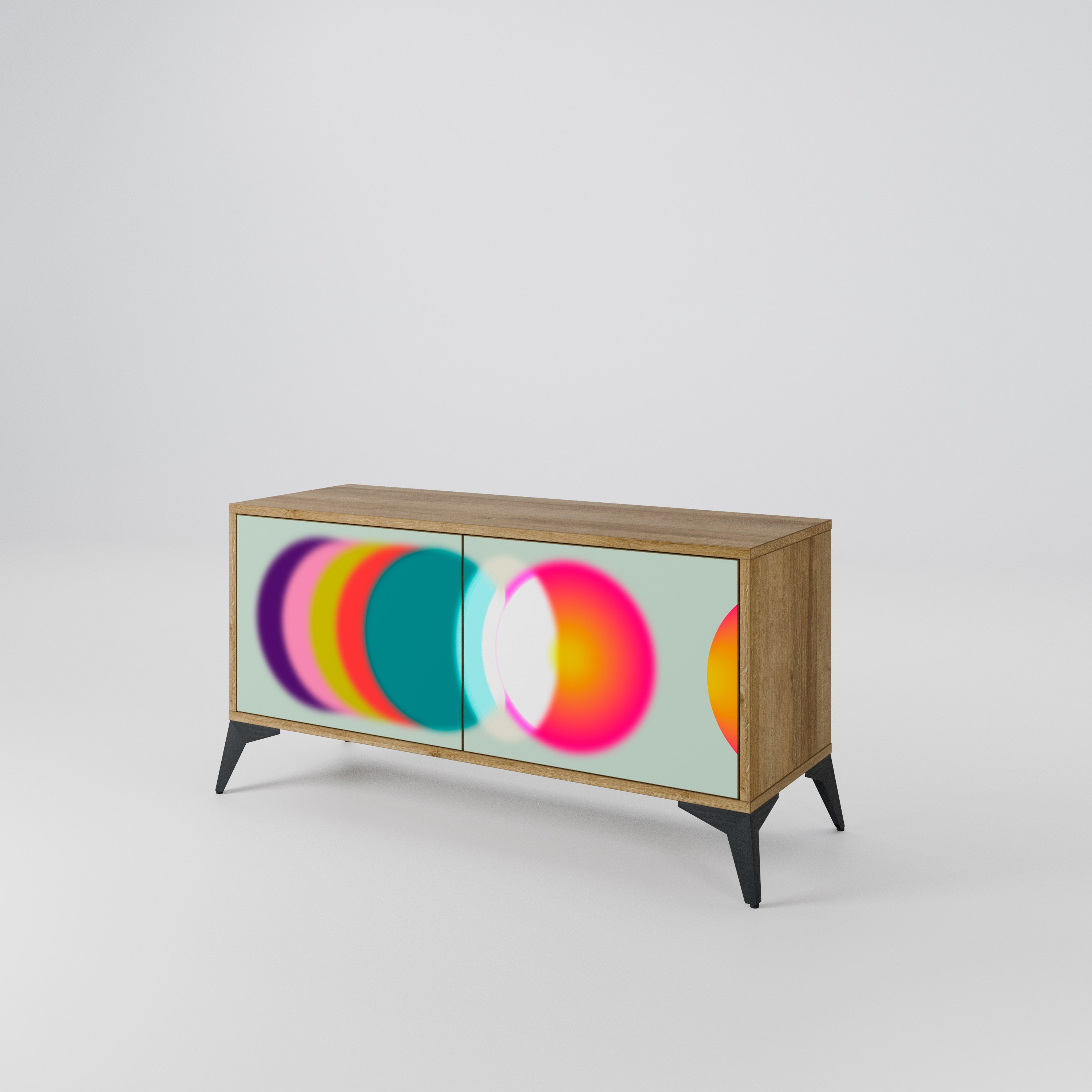 SYMPHONY OF COLORS Compact 2-Door TV Cabinet