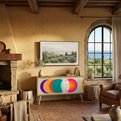 SYMPHONY OF COLORS Compact 2-Door TV Cabinet