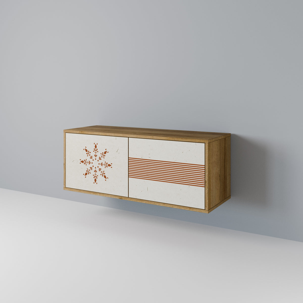 DAILY HARMONY Kompakt TV-bänk med 2 dörrar