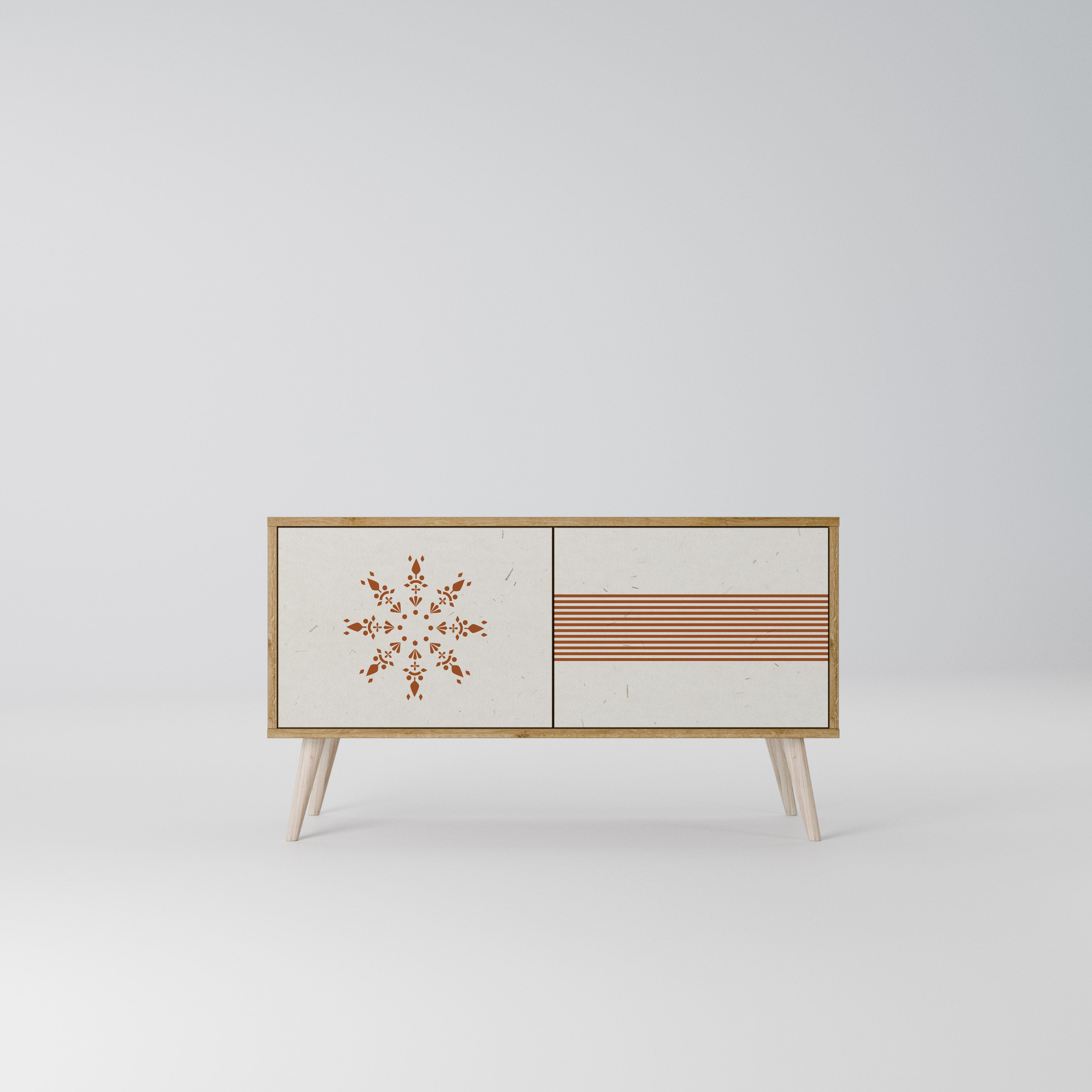 DAILY HARMONY Kompakt TV-bänk med 2 dörrar