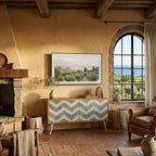 TOUGH ZIG ZAG Kompakt TV-bänk med 2 dörrar