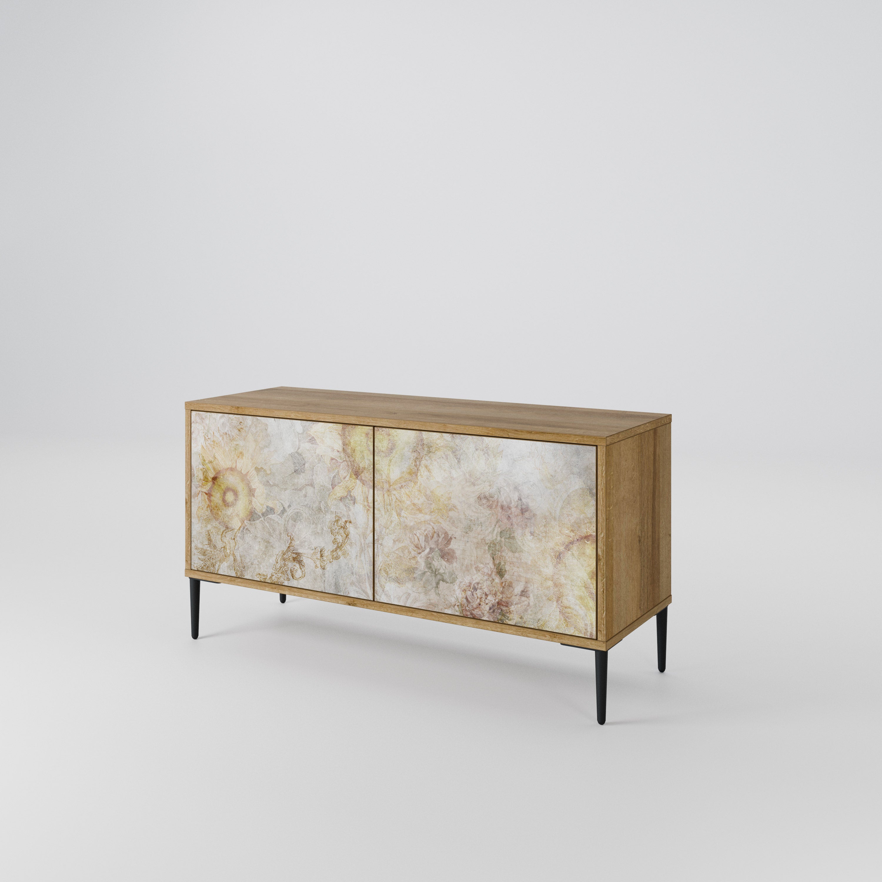 SUNFLOWER BLUR Compact 2-Door TV Cabinet