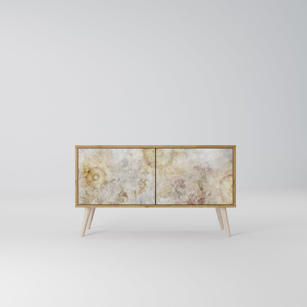 SUNFLOWER BLUR Kompakt TV-bänk med 2 dörrar