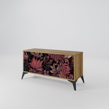 FLORAL WHISPER Kompakt TV-bänk med 2 dörrar