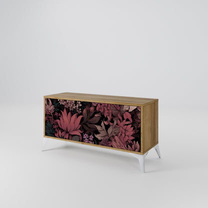 FLORAL WHISPER Kompakt TV-bänk med 2 dörrar