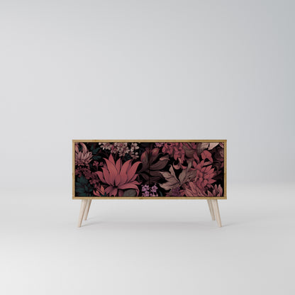 FLORAL WHISPER Kompakt TV-bänk med 2 dörrar