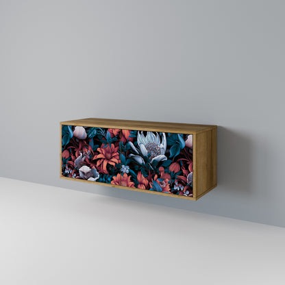 ETHEREAL BLOSSOMS Kompakt TV-bänk med 2 dörrar