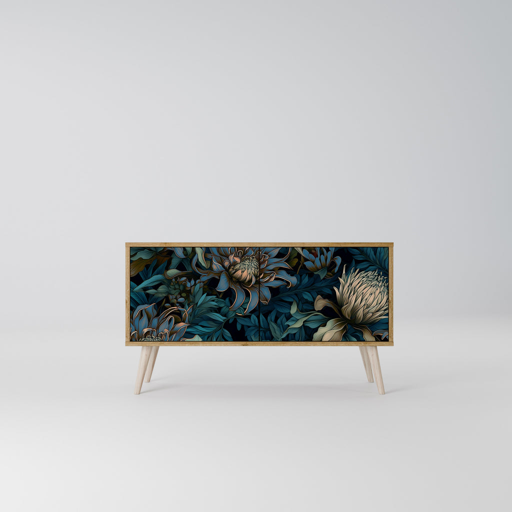 TWILIGHT BLOOM Kompakt TV-bänk med 2 dörrar