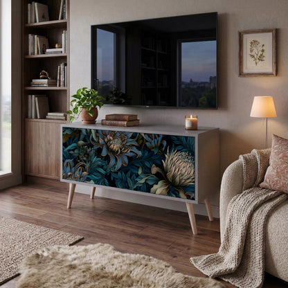TWILIGHT BLOOM Kompakt TV-bänk med 2 dörrar