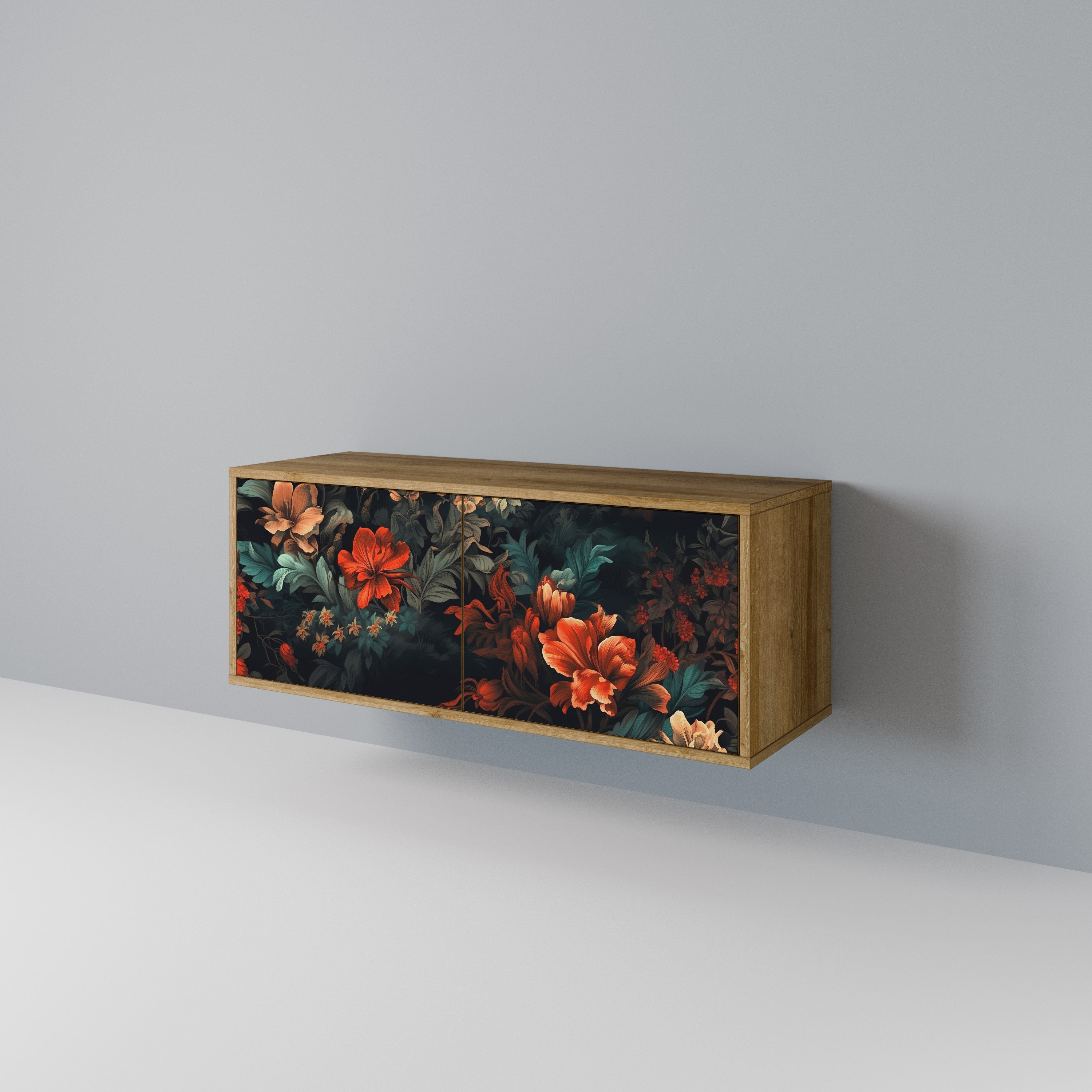 IMAGINARY BLOSSOM Compact 2-Door TV Cabinet
