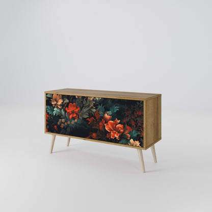 IMAGINARY BLOSSOM Kompakt TV-bänk med 2 dörrar
