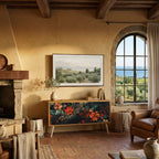 IMAGINARY BLOSSOM Kompakt TV-bänk med 2 dörrar