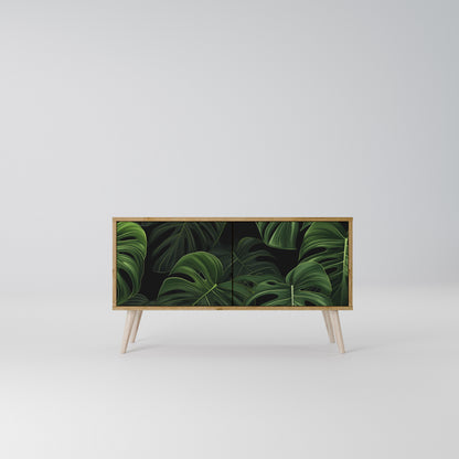 INFINITE MONSTERA Kompakt TV-bänk med 2 dörrar