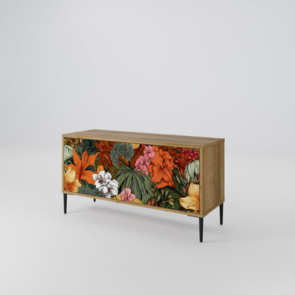 RADIANT FLORA Kompakt TV-bänk med 2 dörrar