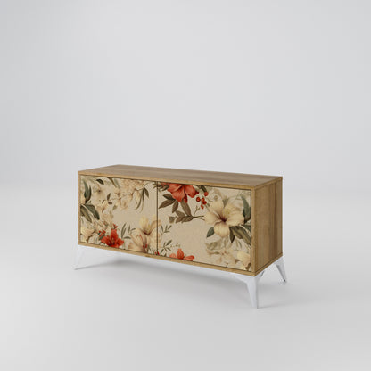 BLOOMING HARMONY Kompakt TV-bänk med 2 dörrar