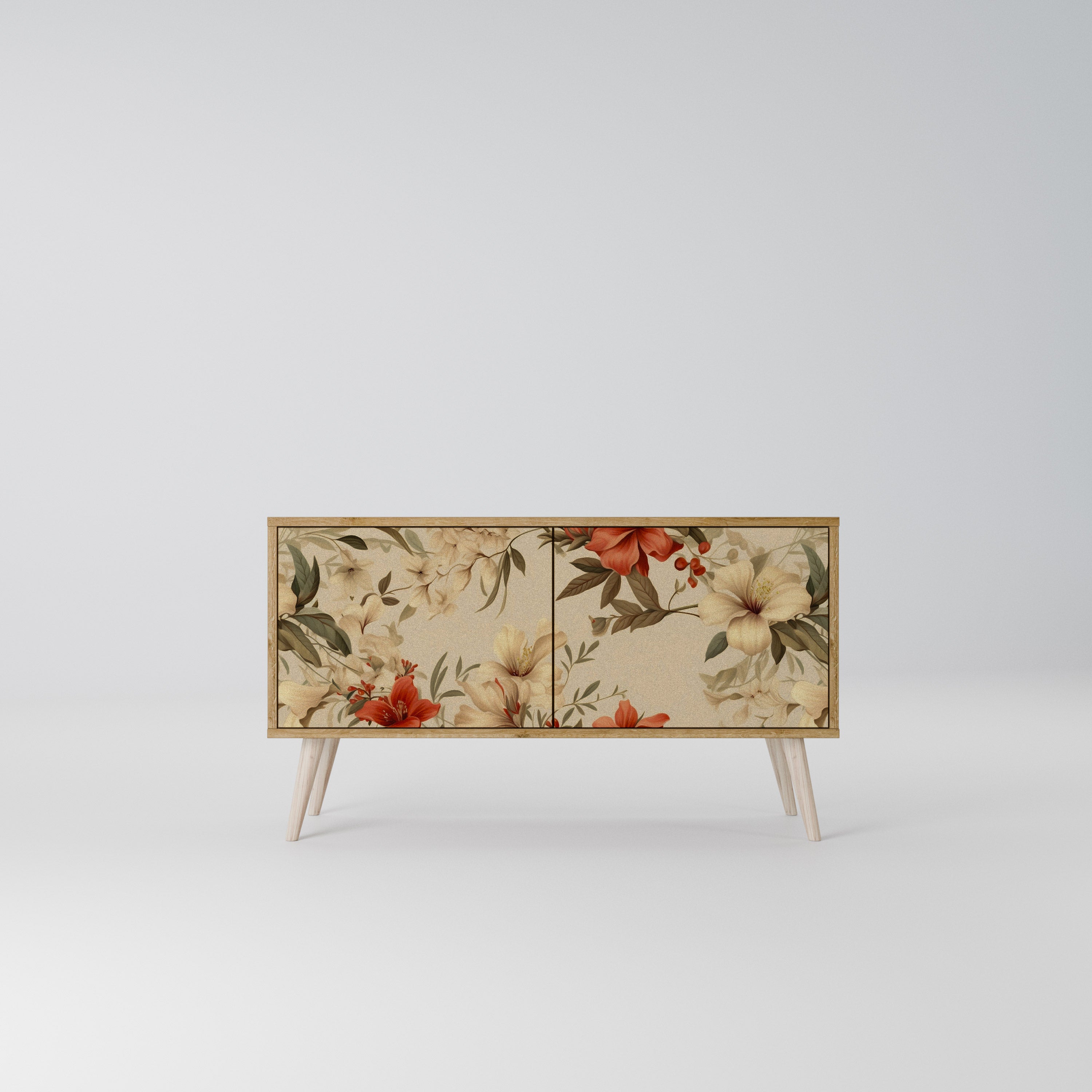 BLOOMING HARMONY Kompakt TV-bänk med 2 dörrar