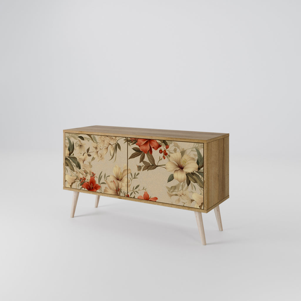 BLOOMING HARMONY Kompakt TV-bänk med 2 dörrar